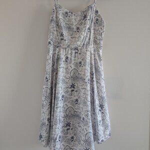 3/$30 Boardwalk print fit and flare dress